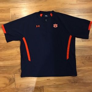Under Armour Zip Polo University Of Auburn EUC